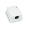 Розетка компьютерная 1-портовая RJ45 UTP cat.5e Hypernet MB-UTP1 наружная накладная