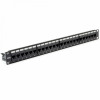 Патч-панель CMS 19" 24xRJ-45 UTP, кат. 6 с организатором кабеля