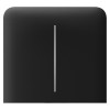Кнопка Ajax SideButton (2-gang) vertical black для двоклавішного вимикача