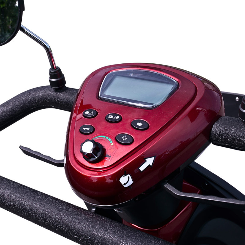 Электроскутер SPRITE-2 (SCE-340-2) red 500Вт 48В 20А·час для пожилых людей и людей с особыми потребностями
