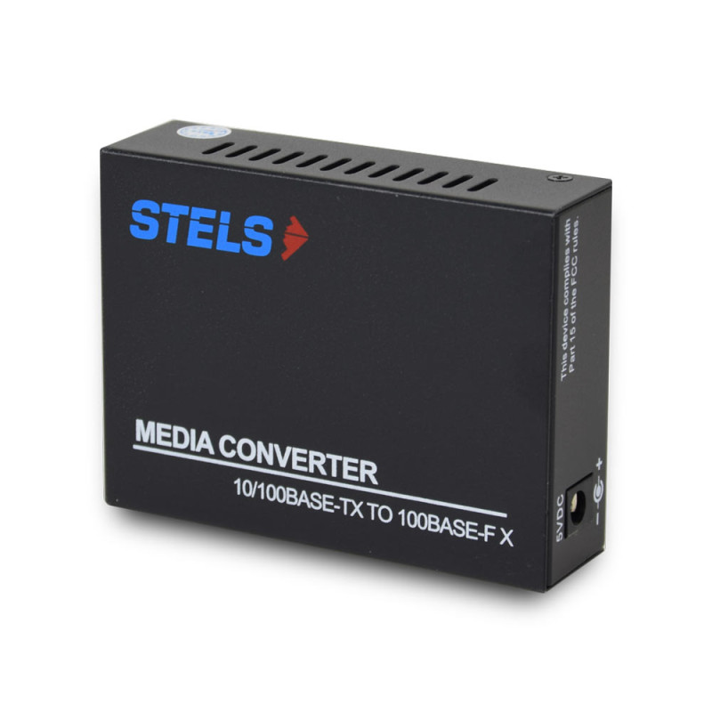 Медиаконвертер 100M 20км WDM SC, STELS-120A3-1310