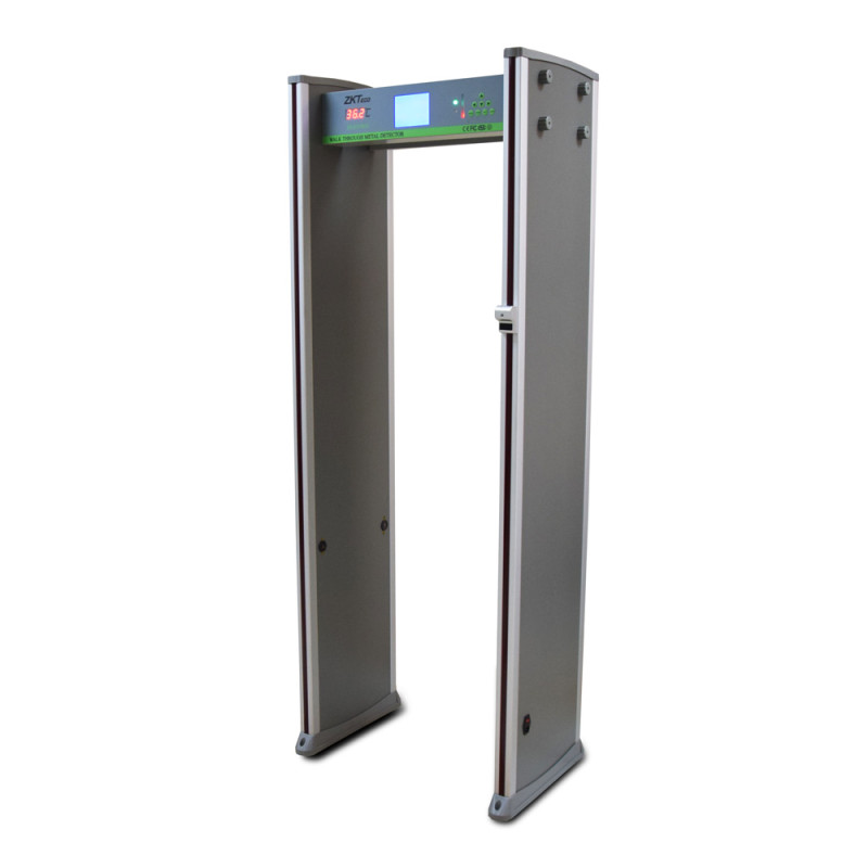 Арочный металлодетектор с функцией измерения температуры ZKTeco ZK-D3180S(TD) на 18 зон детекции