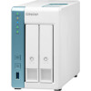 Система хранения данных QNAP TS-231P3-2G с 2 отсеками для дисков, 2GB RAM, настольное исполнение
