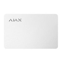 Защищенная бесконтактная карта Ajax Pass white (комплект 10 шт.) для клавиатуры KeyPad Plus