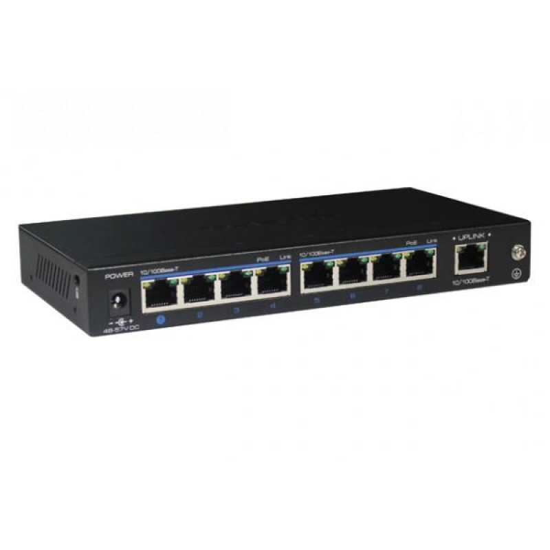 Неуправляемый POE-коммутатор UTP1-SW0801-TP120