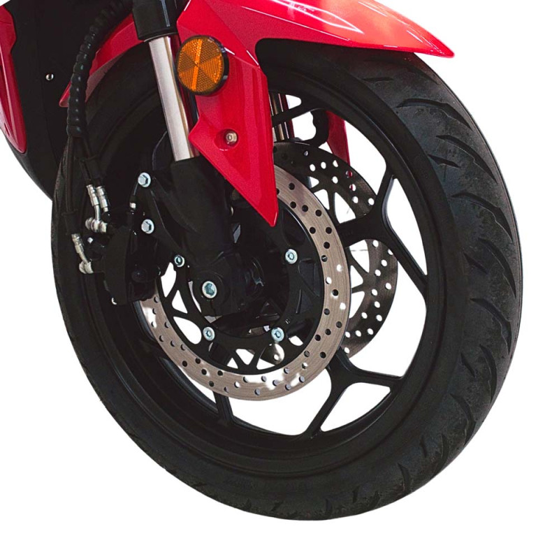 Электроскутер V9 Wuxi Electric 3000W 72V 52Ah red