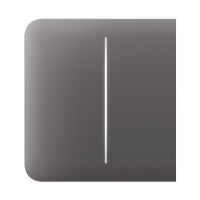 Кнопка Ajax SideButton (2-gang) grey для двухклавишного выключателя