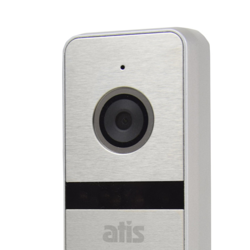 Комплект Wi-Fi видеодомофонa 7" ATIS AD-770FHD/T-Black с поддержкой Tuya Smart + AT-400FHD Silver