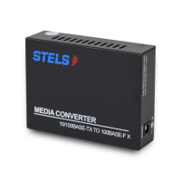 Медиаконвертер 100M 20км WDM SC LFP, STELS-F110SB-20A-LFP-1310