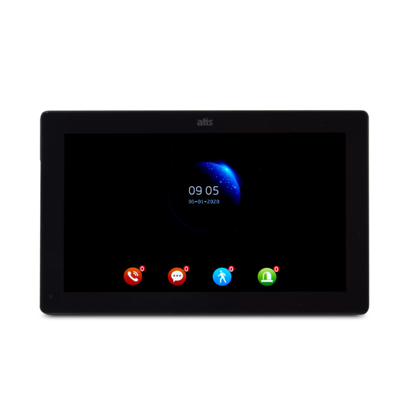 Комплект видеодомофона ATIS AD-1070FHD Black + AT-400HD Silver