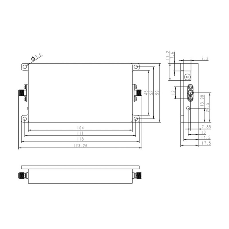 Усилитель сигнала 900 МГц HS09104043D2 (20Вт) Wi-Fi Signal Booster