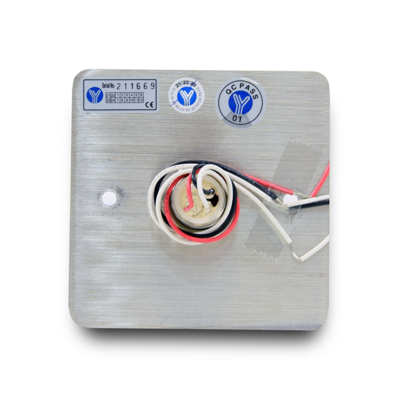 Кнопка выхода Yli Electronic YWP-880C(LED) водонепроницаемая с LED-подсветкой.