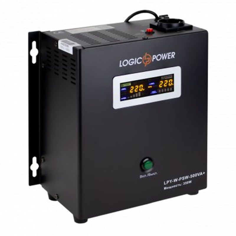 Источник бесперебойного питания Logicpower LPY-W-PSW-500 ВА/350 Вт линейно-интерактивный с правильной синусоидой