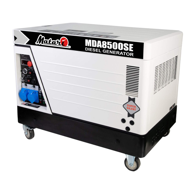 Дизельный генератор MATARI MDA8500SE максимальная мощность 8.5 кВт