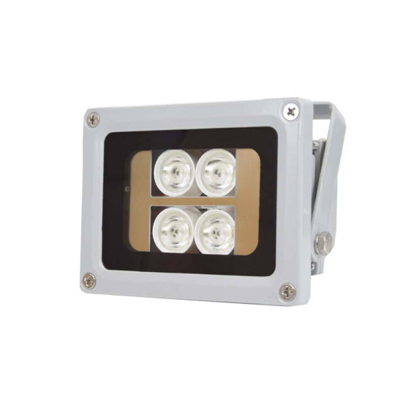 Комплект: IP-відеокамера 4 Мп Hikvision DS-2CD2043G2-I (2.8 мм) AcuSense з відеоаналітикою + ІЧ-прожектор Lightwell LW4-40IR60-12