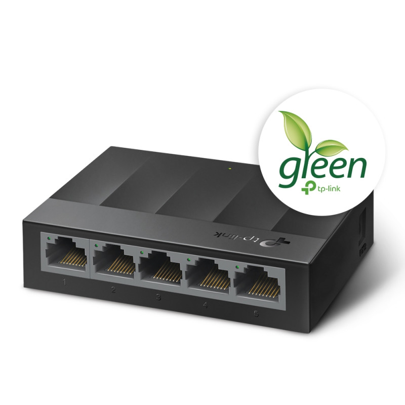 Коммутатор TP-Link LiteWave LS1005G 5-портовый неуправляемый