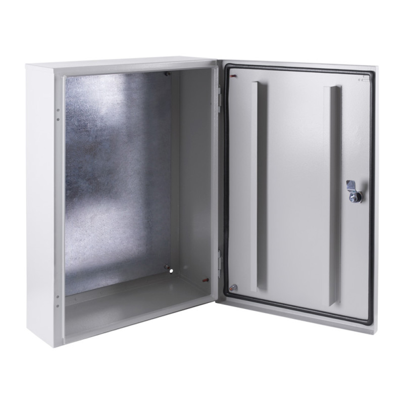 Корпус металлический e.mbox.pro.p.40.30.20 IP54 с монтажной панелью E.Next
