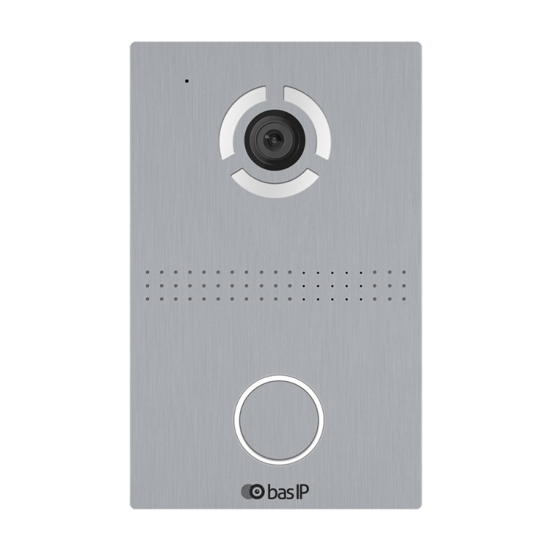 Панель вызова BAS-IP AV-03D Silver для IP-домофонов