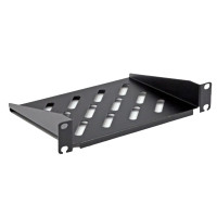 Полка консольная CMS UA-SHC160b 10" 1U 160 мм черная