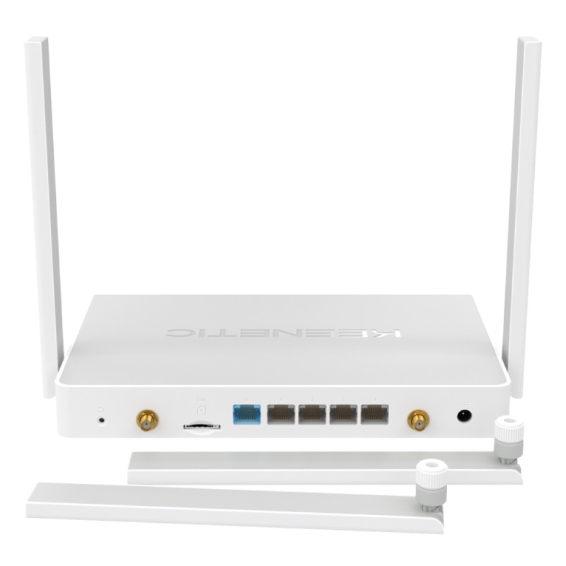 Маршрутизатор Keenetic Hero 4G KN-2310-01EN AX1800 4xRJ-45, 1xCombo RJ-45/SFP, 1 x USB 2.0, 1 x USB 3.0 с Wi-Fi Mesh системой