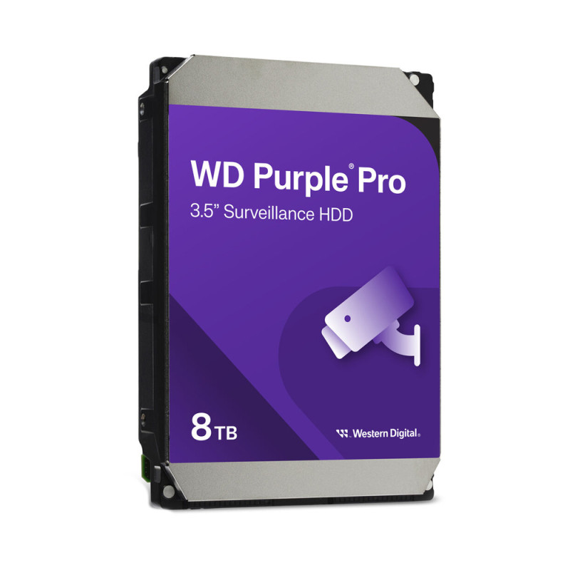 Жесткий диск 8TB Western Digital WD Purple Pro WD8001PURP для видеонаблюдения с AI