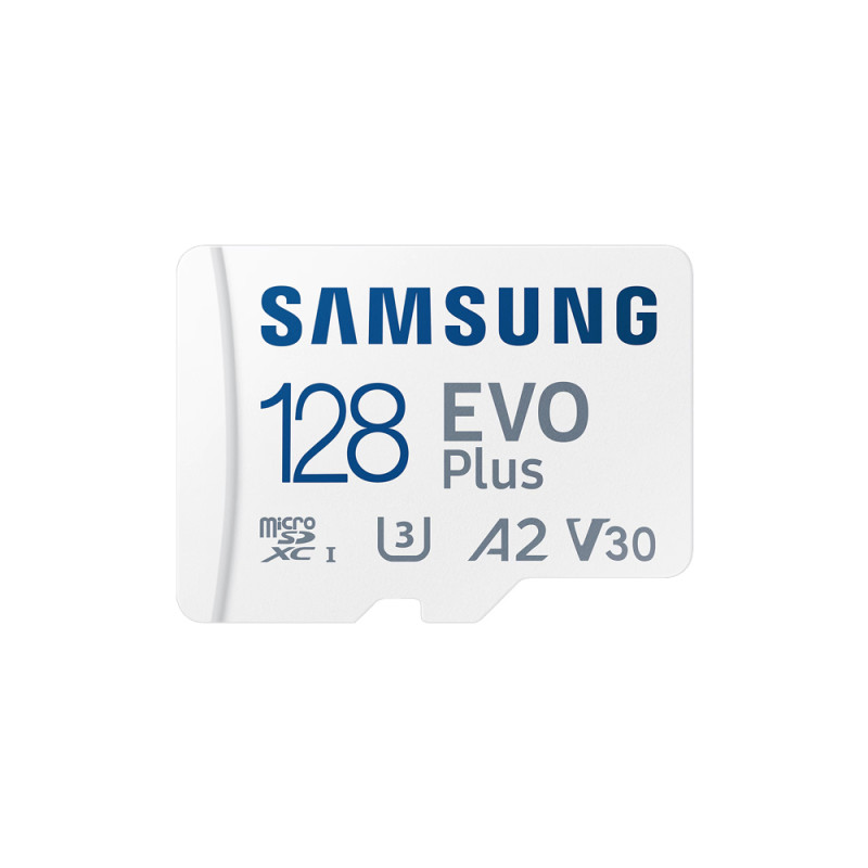 Карта памяти Samsung Evo MicroSDXC 128GB UHS-I U3 V30 A2 + адаптер SD (MB-MC128SA/EU)