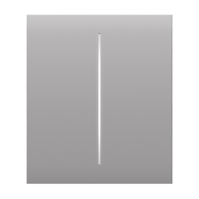 Кнопка Ajax CenterButton (2-gang) fog для двухклавишного выключателя