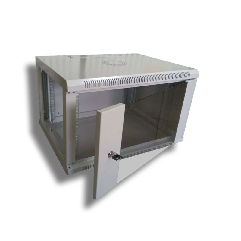 Шафа серверна Hypernet 6U 600 x 350 WMNC-35-6U-FLAT для мережевого обладнання