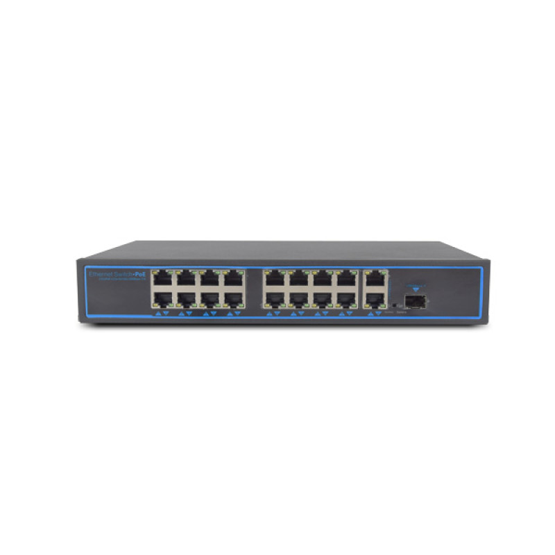 Коммутатор PoE-1018-16P-1S/250m