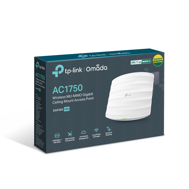 Точка доступа TP-Link EAP265 HD AC1750 Wi-Fi с MU-MIMO гигабитна