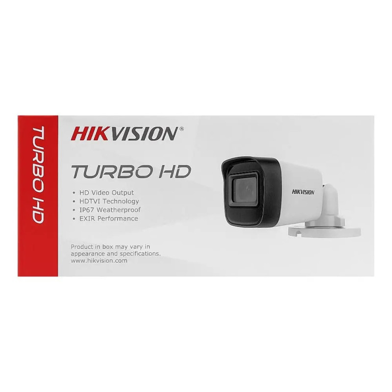 HD-TVI видеокамера 5 Мп Hikvision DS-2CE16H0T-ITPF(C) (3.6 мм) для системы видеонаблюдения