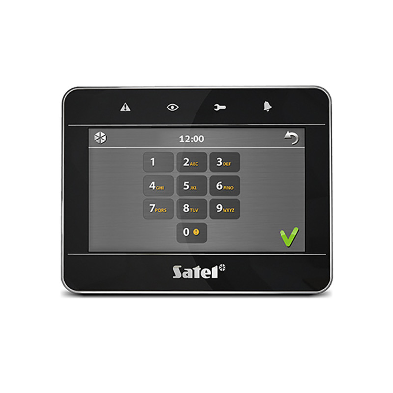 Клавиатура с сенсорным дисплеем Satel INT-TSG-BSB