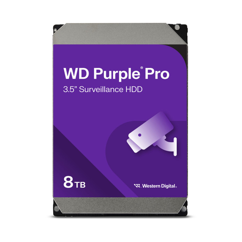 Жесткий диск 8TB Western Digital WD Purple Pro WD8001PURP для видеонаблюдения с AI