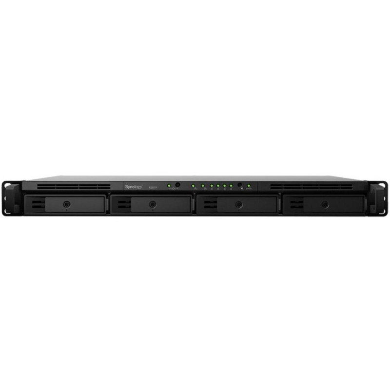 Система хранения данных SYNOLOGY RS819 с 4 отсеками для дисков, 2GB RAM, устойчивое исполнение 1U