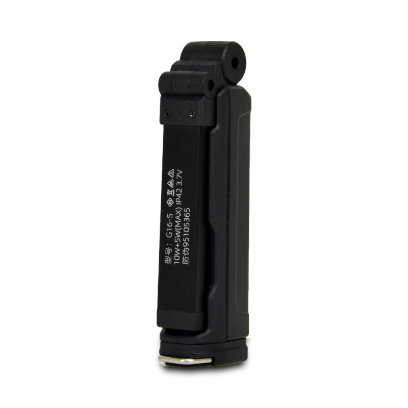 Мультифункциональный ручной фонарик SUPERFIRE G16-S с перезарядкой, магнитом и номинальной мощностью 10 Вт.