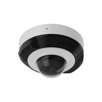 IP-видеокамера Ajax DomeCam Mini (8 Мп/2.8 мм) white, проводная с разрешением 8 Мп и углом обзора до 110°