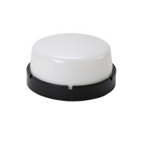 Світильник ERKA 1065D.i LED-Вlack-В з датчиком руху 12W 4200K круглий чорний/білий Е27 IP 65