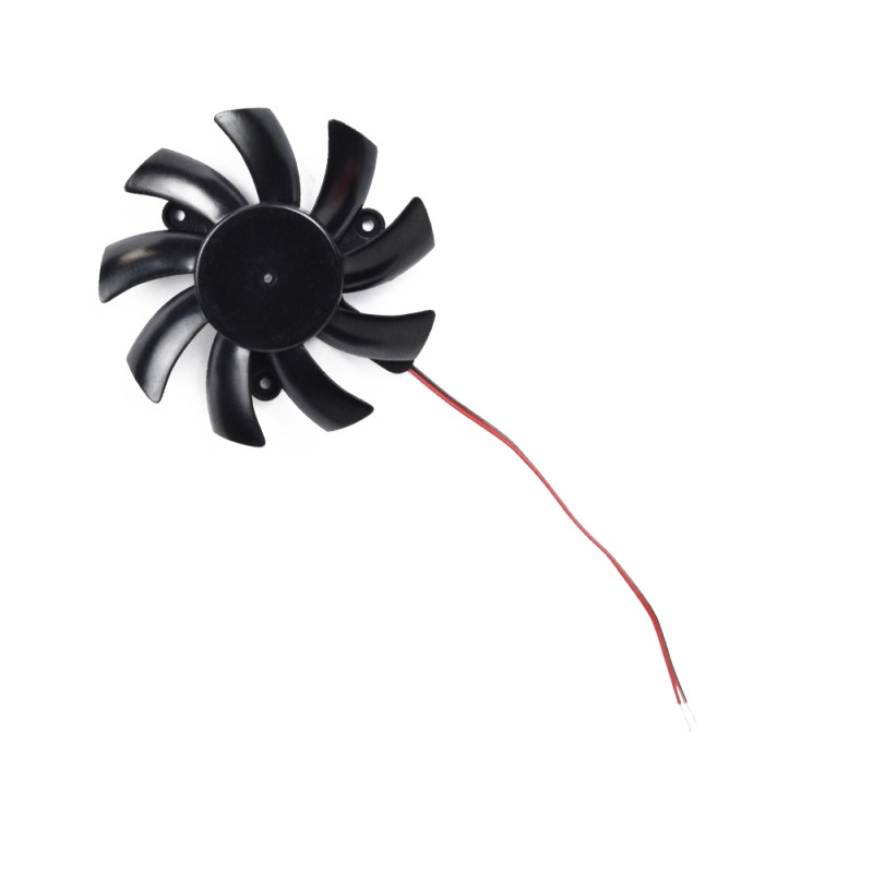 Вентилятор 24V 2-pin 80×15 мм бесколлекторный.