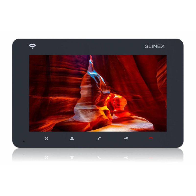 Видеодомофон Slinex SM-07N Cloud (graphite) с Wi-Fi, детектором движения и записью видео