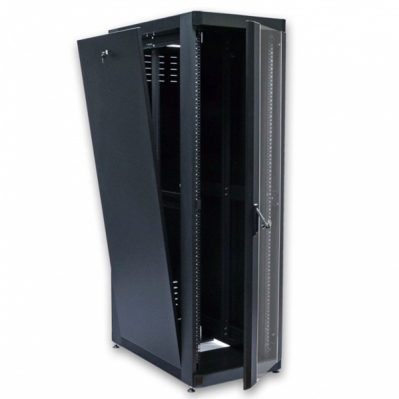Шафа серверна CMS 45U 610 х 1055 UA-MGSE45610MB посилена для мережевого обладнання