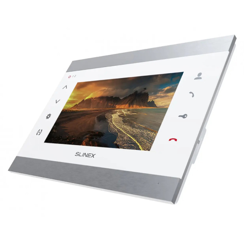 Відеодомофон Slinex SL-07N Cloud (silver+white) з Wi-Fi, детектором руху і записом відео