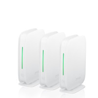 Комплект из трех Mesh Wi-Fi маршрутизаторов ZYXEL Multy M1 AX1800, WiFi6, 1xWAN GE, 3xLAN GE, Amazon Alexa, 3 шт (WSM20-EU0301F)