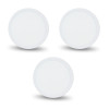 Комплект из 3-х светильников светодиодных LIGHTWELL LW-R-SFR-18 18 W круг, накладной