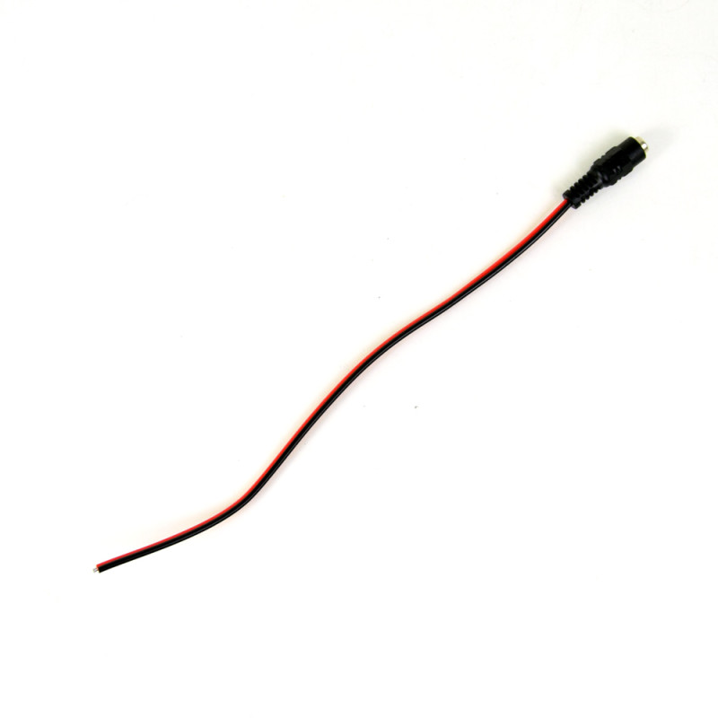 Роз'єм живлення (мама, female) Power jack 2.1*5.5mm з дротом 20 см