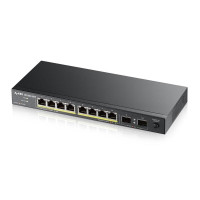 Неуправляемый PoE-коммутатор ZyXEL GS1100-10HP (GS1100-10HP-EU0101F) с 8 портами PoE