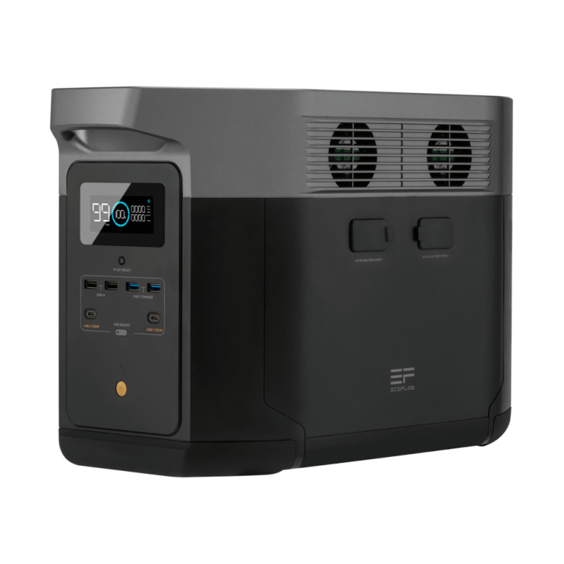 Комплект EcoFlow DELTA Max(1600) + 2*220W Solar Panel зарядна станція та дві сонячні панелі