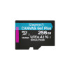 Карта памяти Kingston MicroSDXC 256GB Canvas Go! Plus Class 10 UHS-I U3 V30 A2 (SDCG3/256GBSP)
