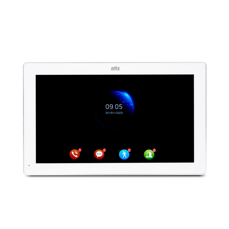 Комплект видеодомофона ATIS AD-1070FHD/T White с поддержкой Tuya Smart + AT-400FHD Black