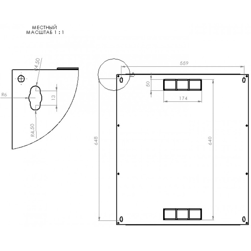 Шкаф серверный CMS 15U 600 x 500 x 773 UA-MGSWL155B для сетевого оборудования