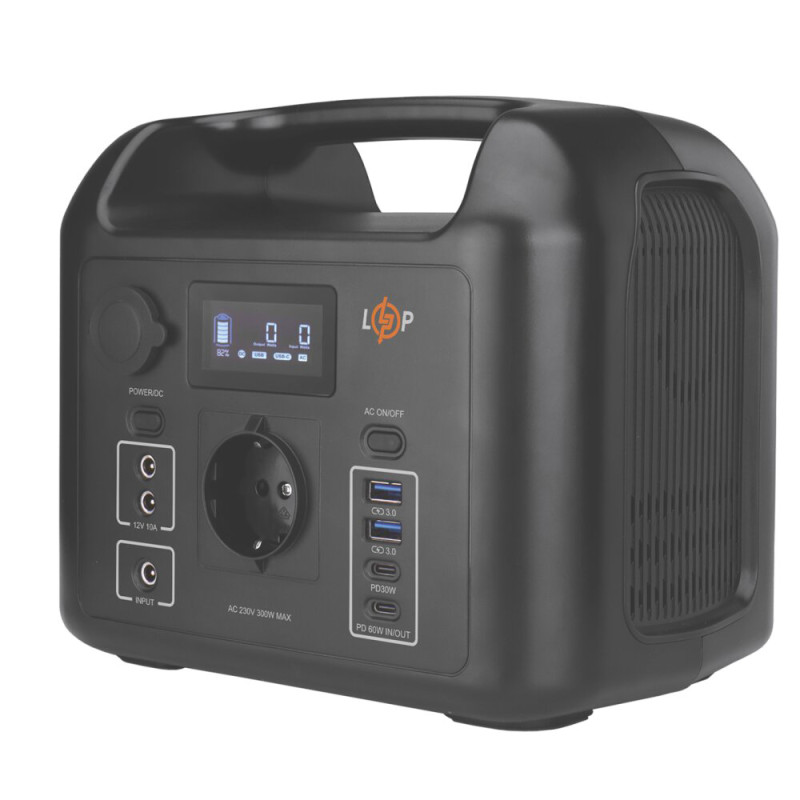 Многофункциональная портативная зарядная станция Logicpower LP CHARGER 300 (300W, 320Wh)